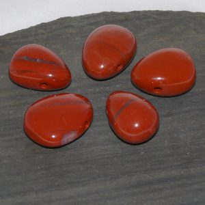 Roter Jaspis Trommelstein