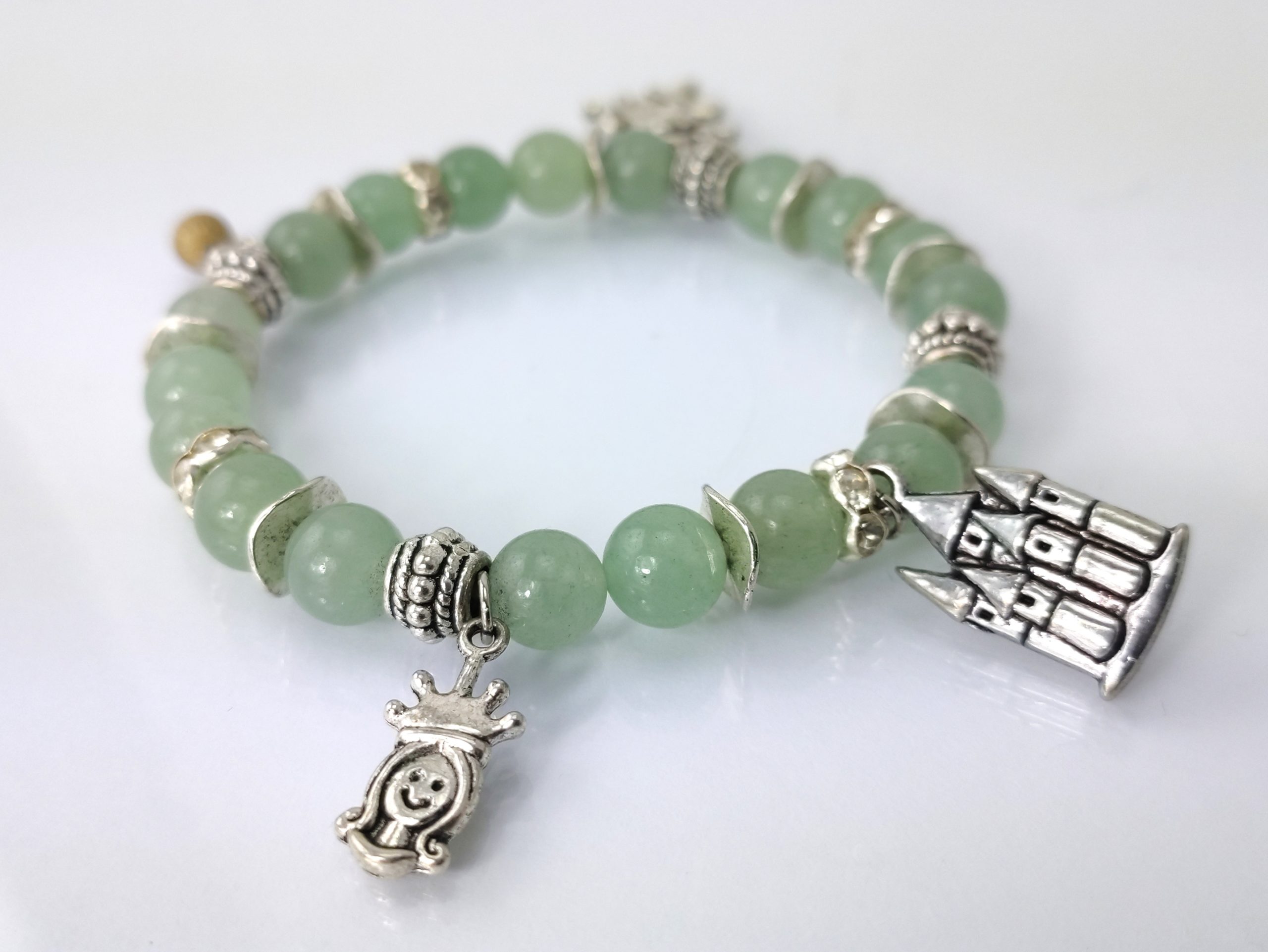 Aventurin Märchenarmband Der Froschkönig