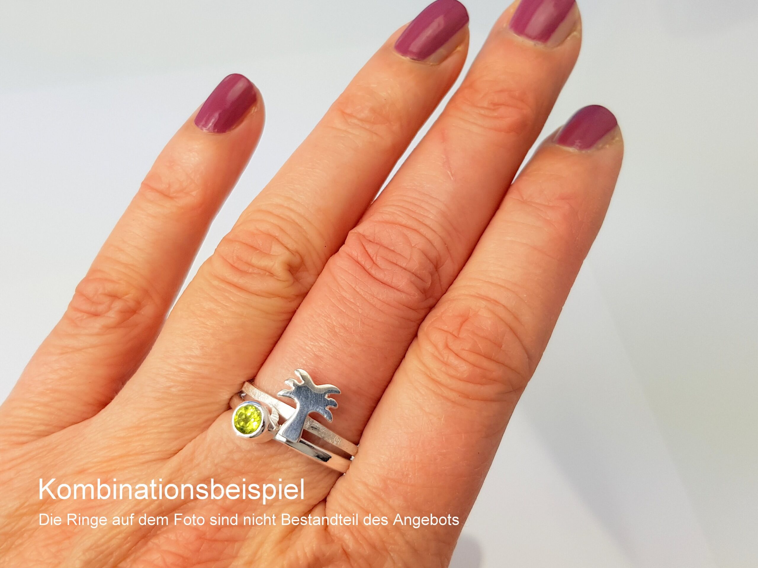 Stapelring aus 925 Silber