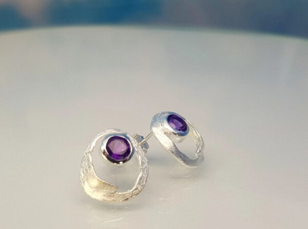 Ohrringe Amethyst 925 Silber