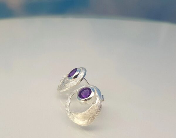 Ohrringe Amethyst 925 Silber