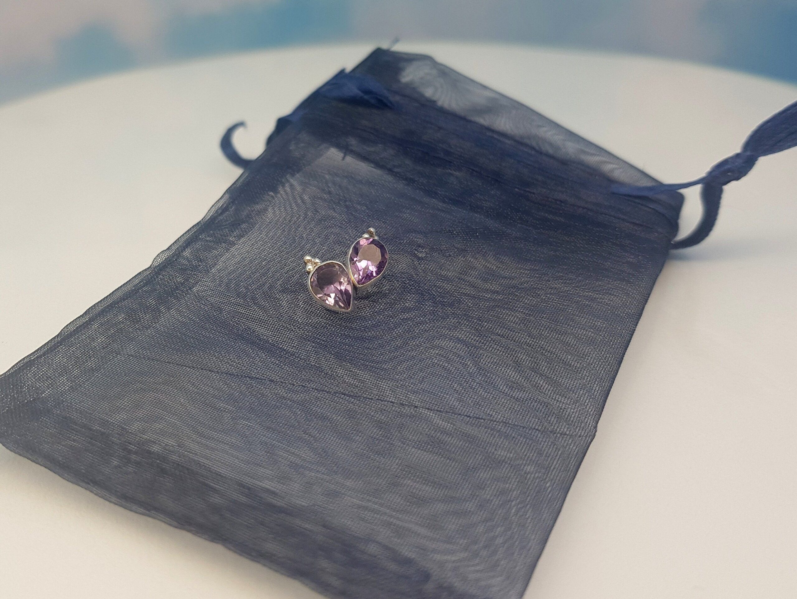 Ohrringe Amethyst 925 Silber