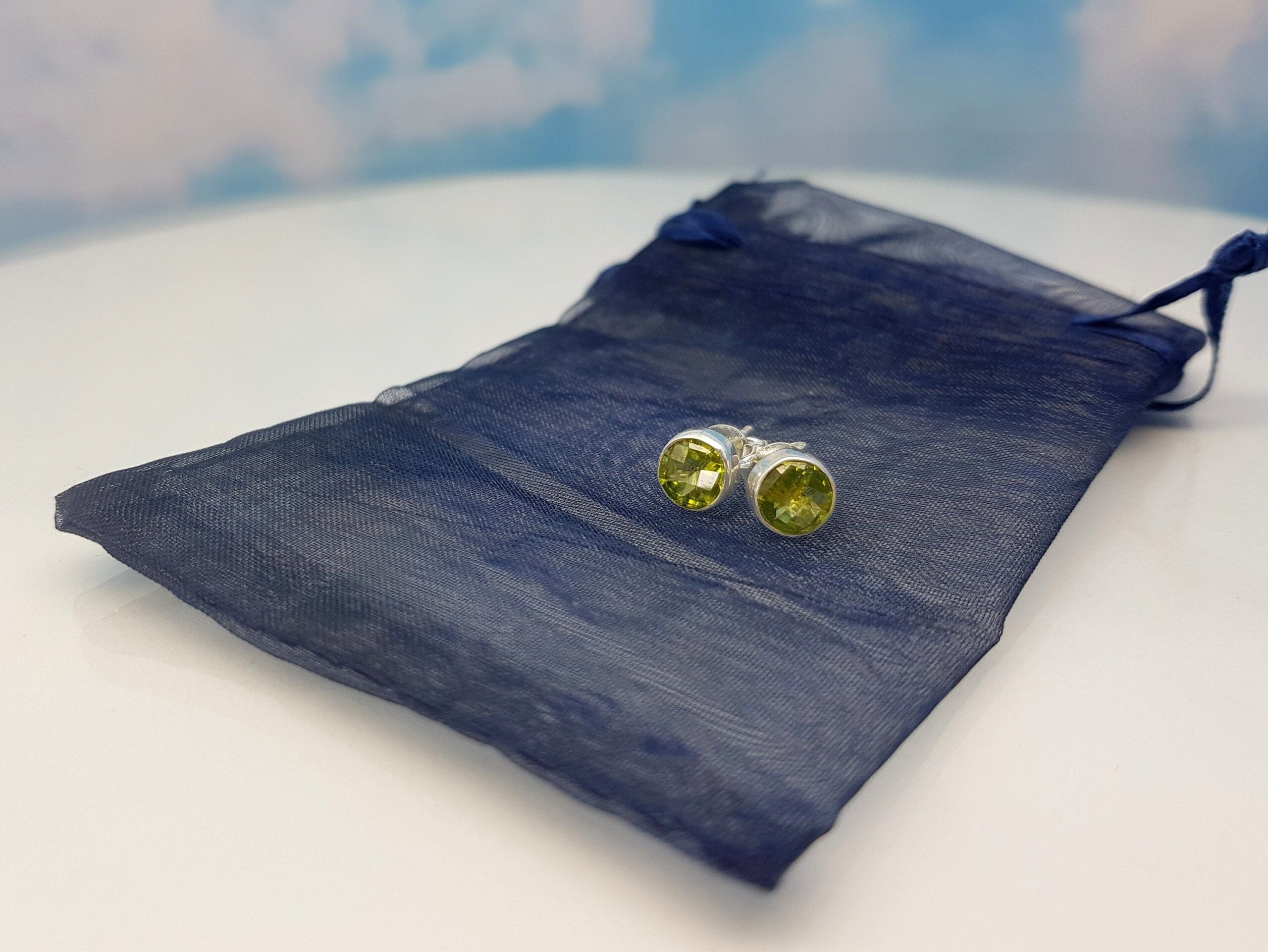 Ohrringe Peridot 925 Silber