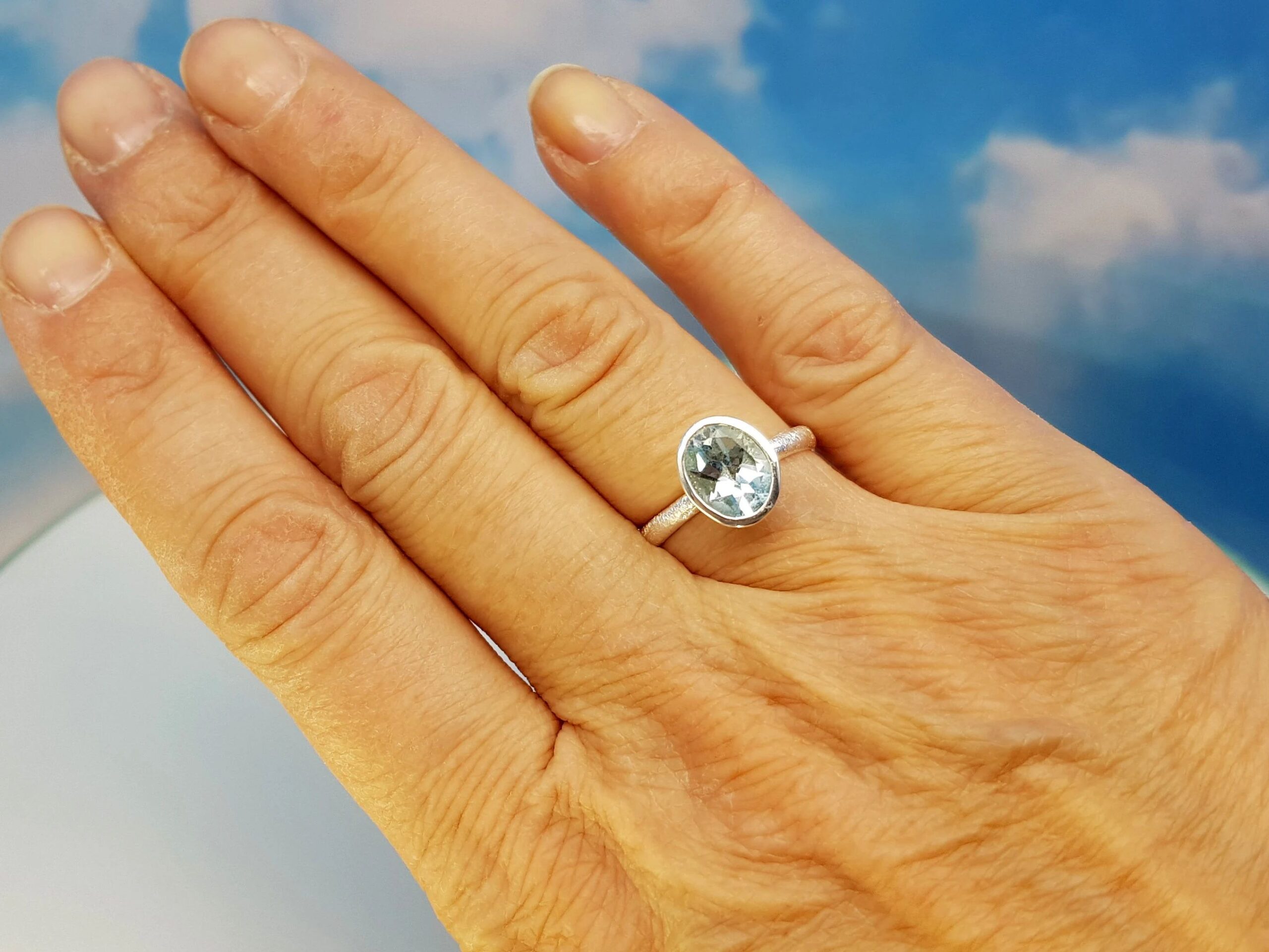 Ring Topas 925 Silber