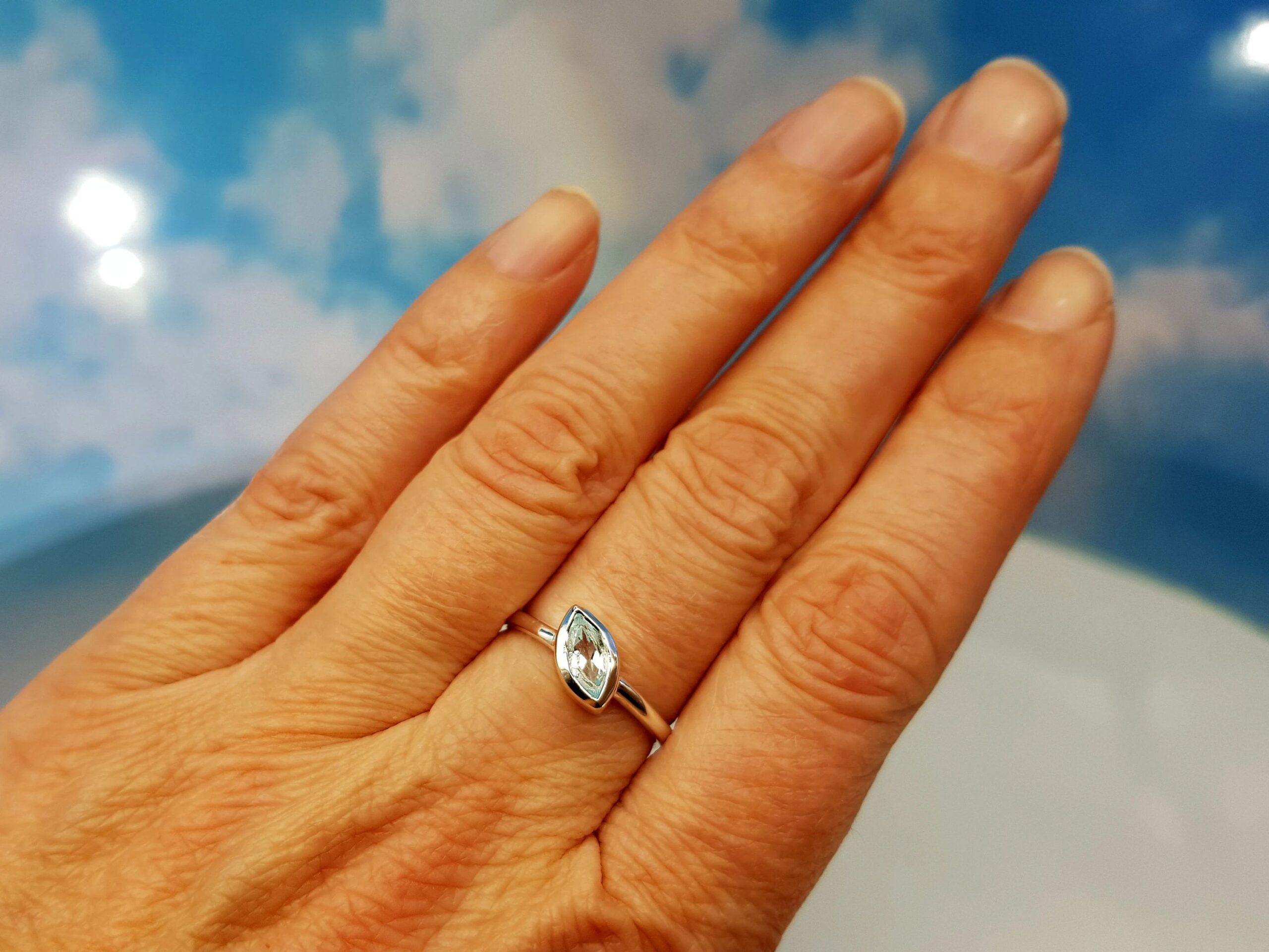 Ring Topas 925 Silber