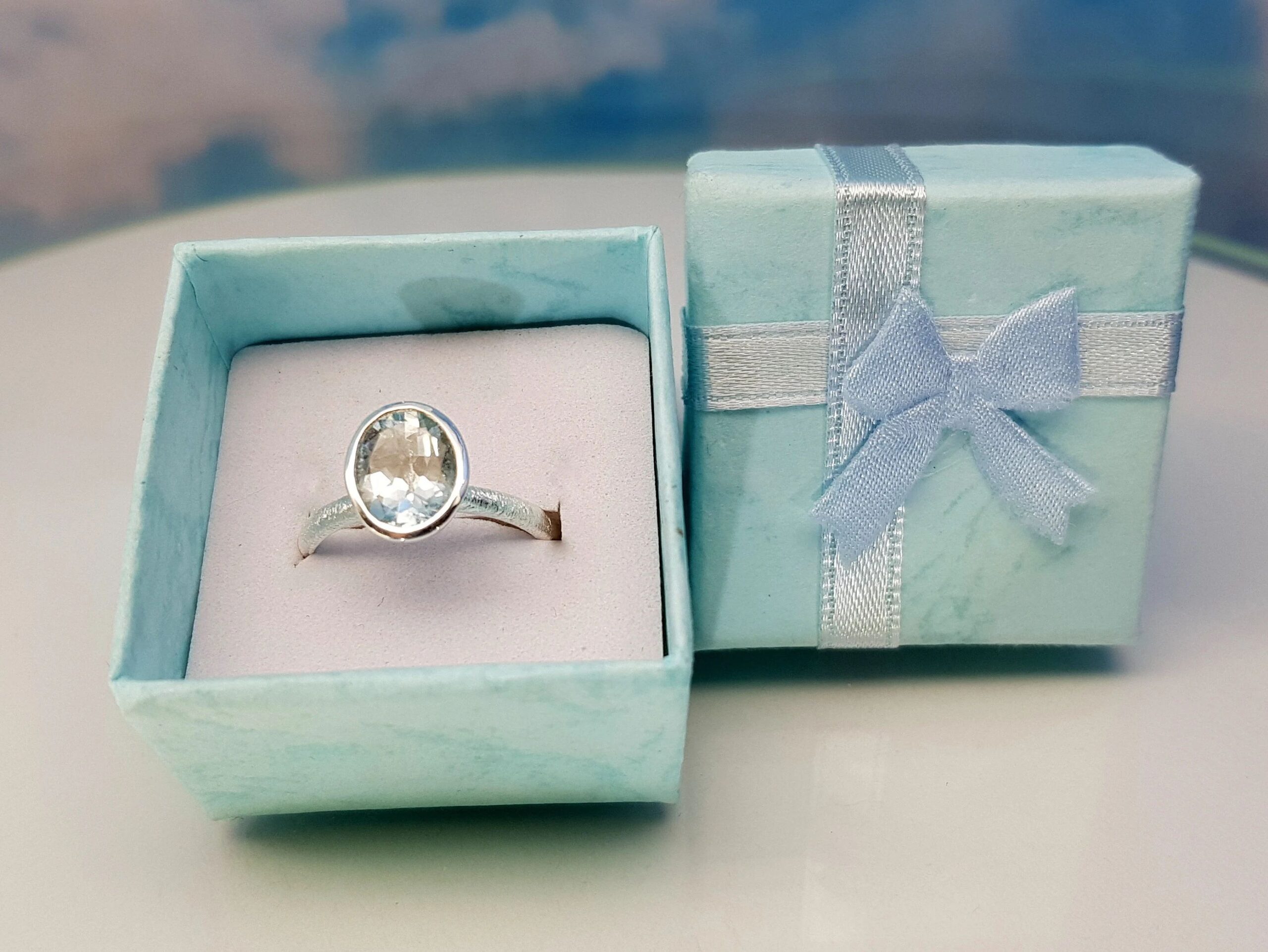 Ring Topas 925 Silber