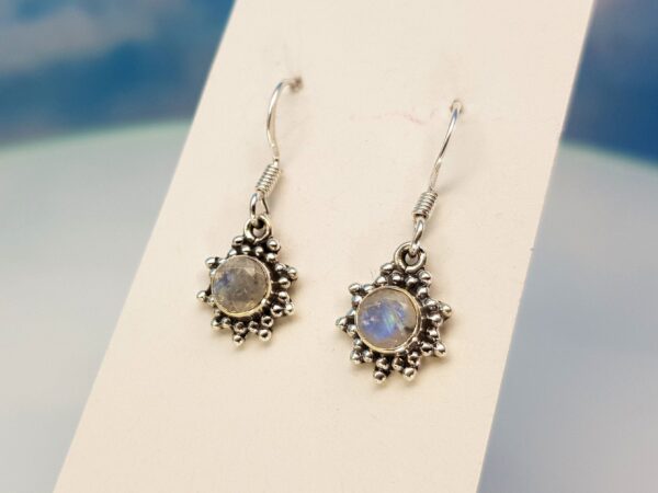 Ohrringe Mondstein 925 Silber