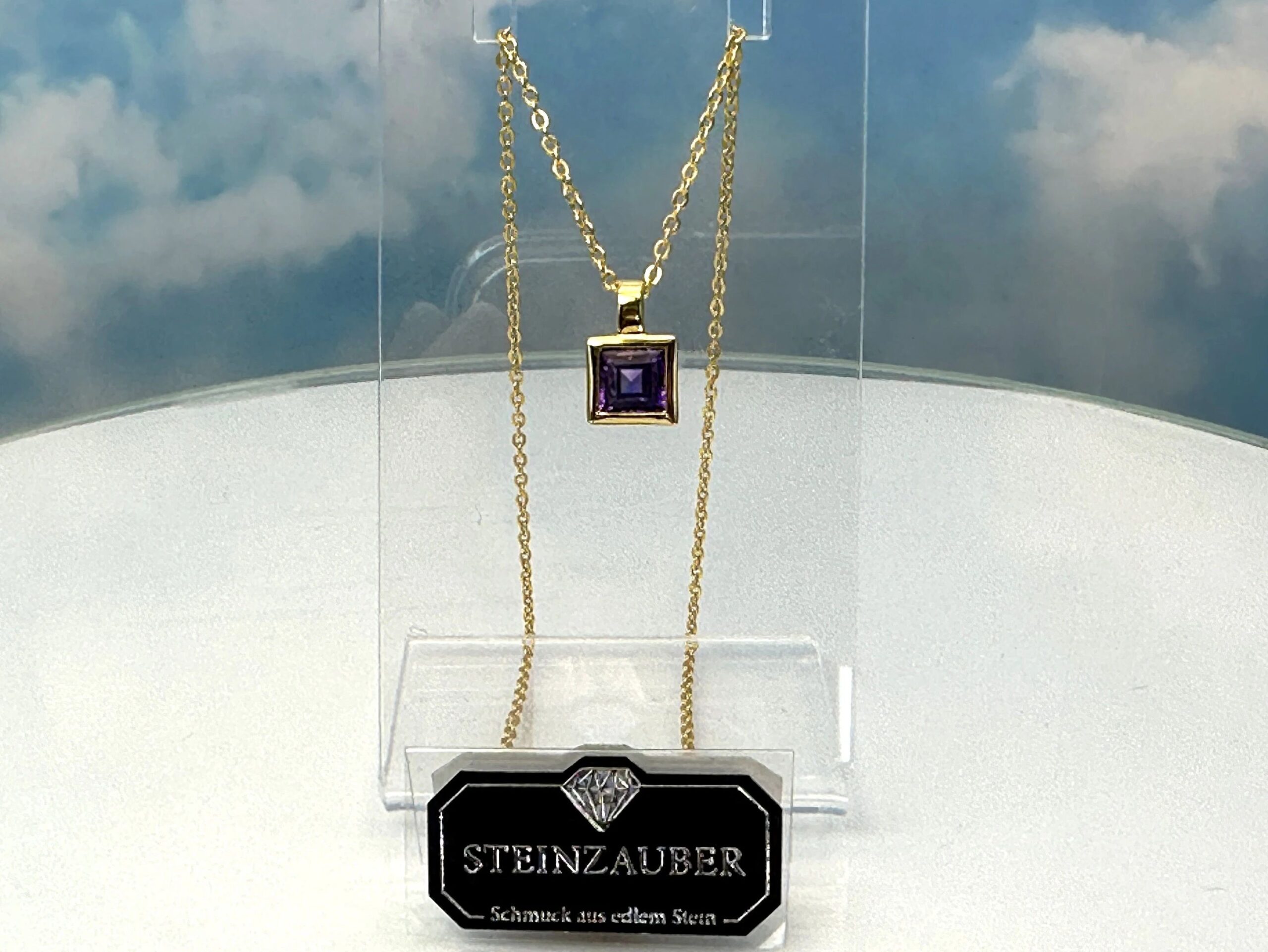 Anhänger Amethyst Gold