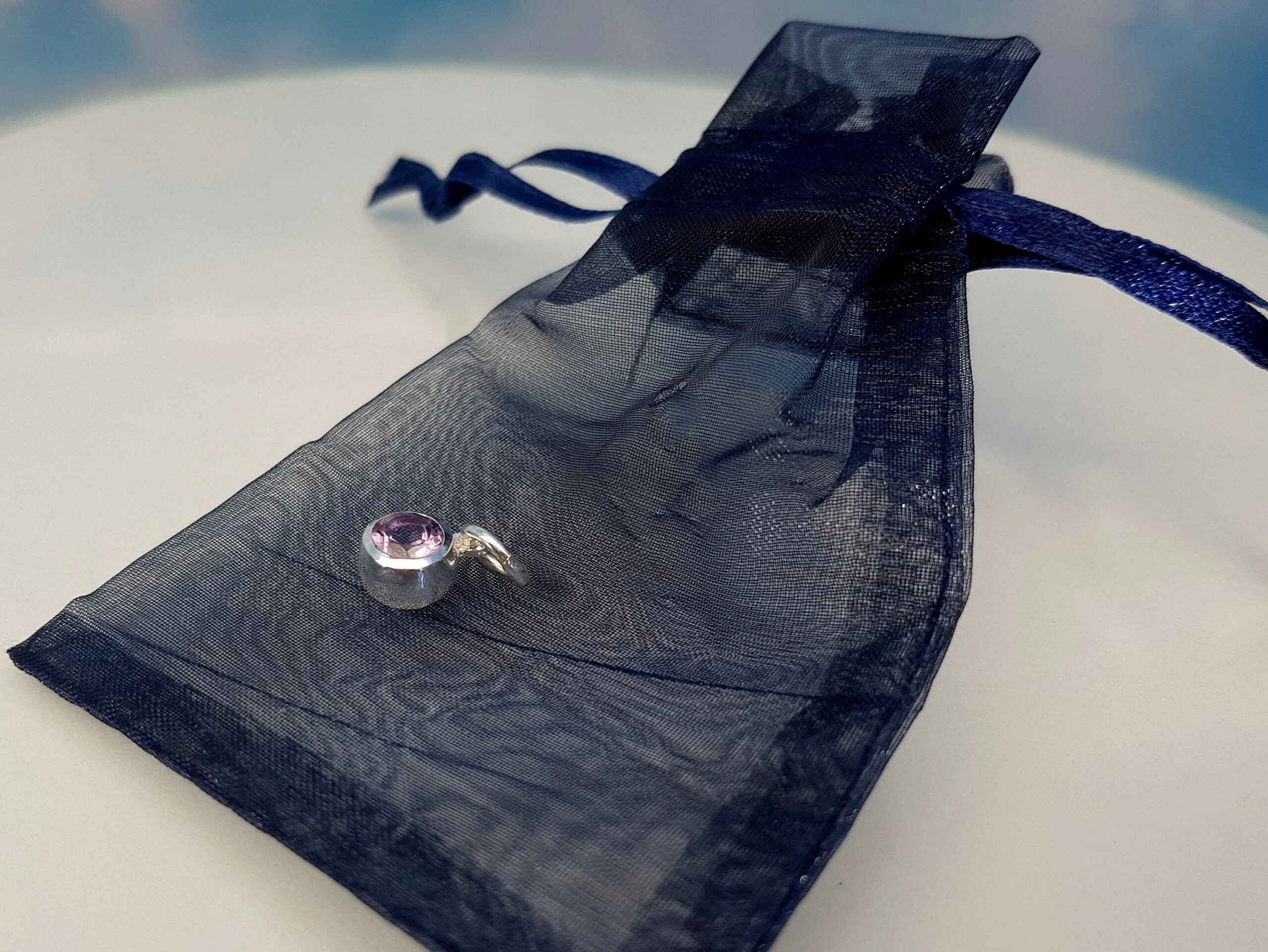 Anhänger Amethyst facettiert Silber