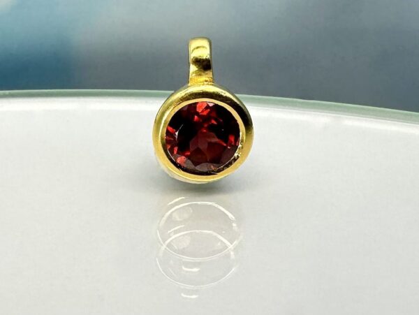 Anhänger Granat 925 Gold