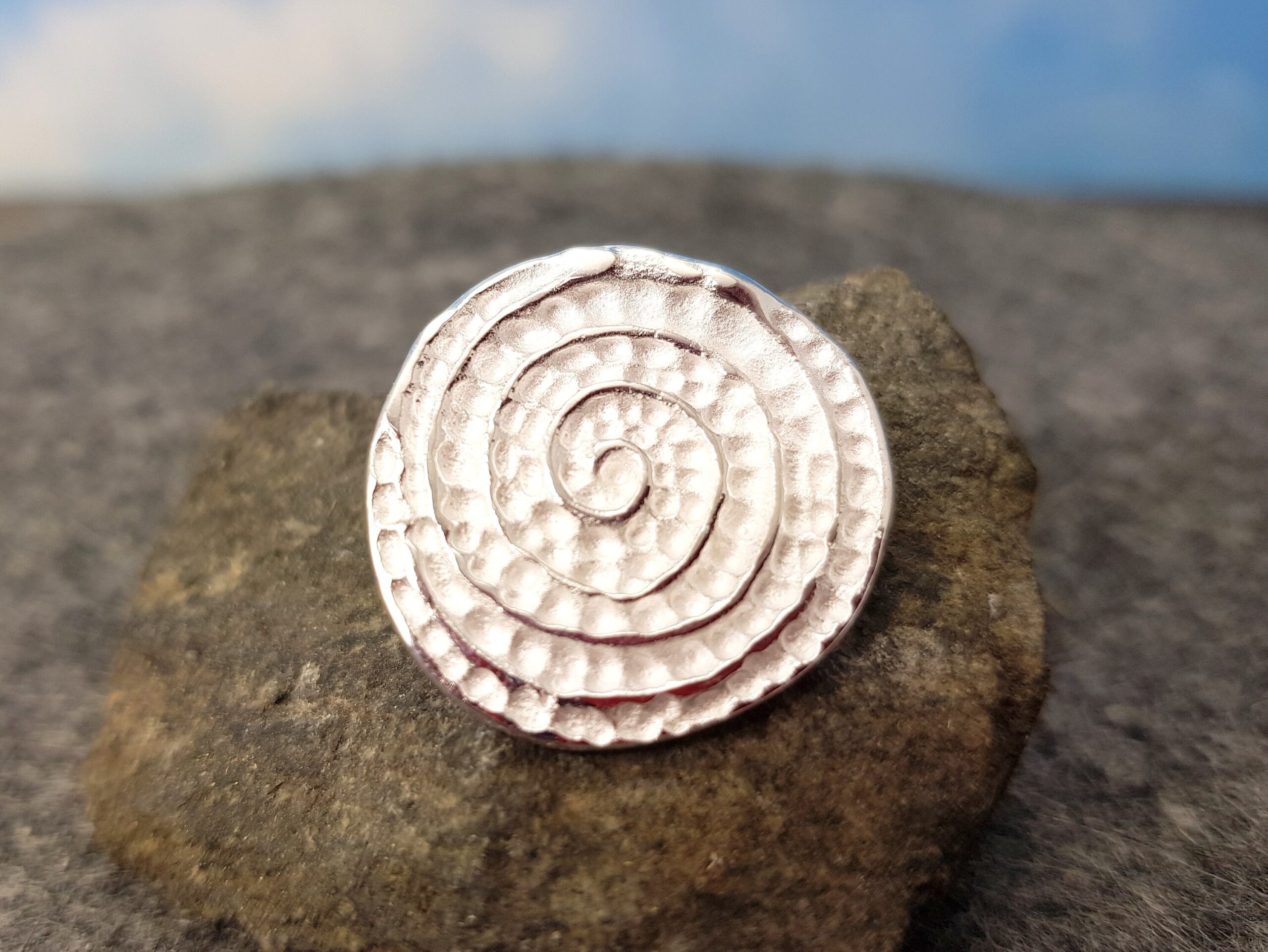 Anhänger Spirale Silber