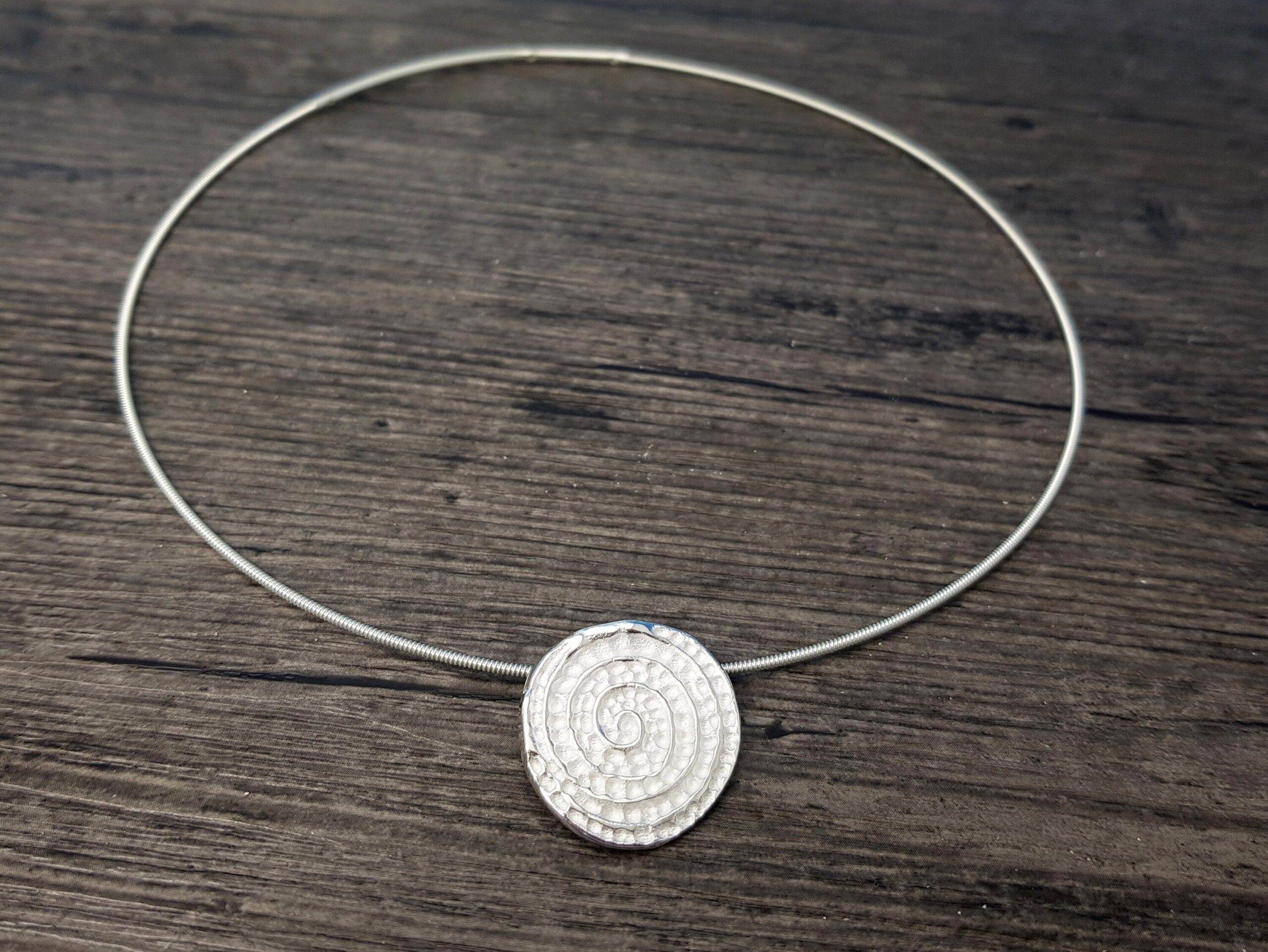 Anhänger Spirale Silber